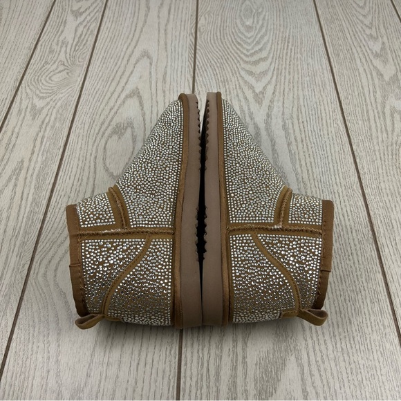 I.N.C. International Concepts Ariee Mini Cold Weather Booties 9M Tan Bling $60 - Picture 4 of 8